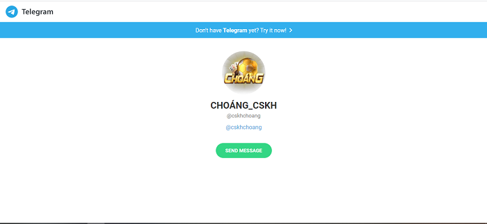 Hãy liên hệ với CSKH Choang Club nếu có bất kỳ vấn đề gì xảy ra